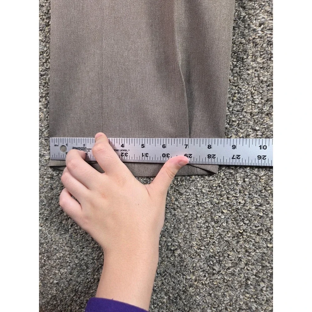 Levi's Action Slacks Mens 34x30‎ Brown Vintage Polyester Blend Casual Work Pants